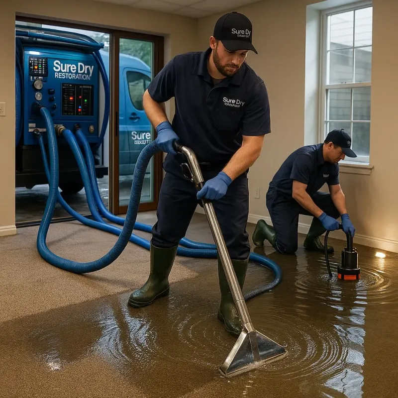 Water Extraction and Removal process in Fishersville, VA
